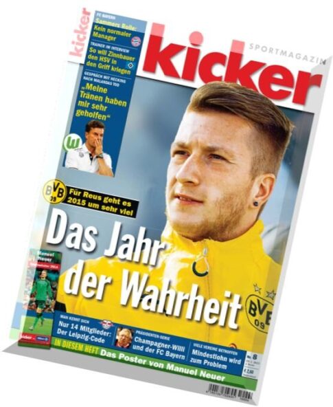 Kicker Sportmagazin N 08, 19 Januar 2015