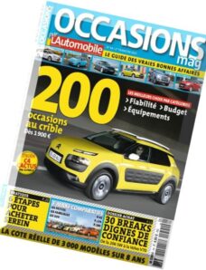L’Automobile Occasions Mag N 44 — Janvier-Fevrier-Mars 2015