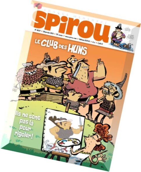Le Journal de Spirou N 4007 – 28 Janvier au 3 Fevrier 2015