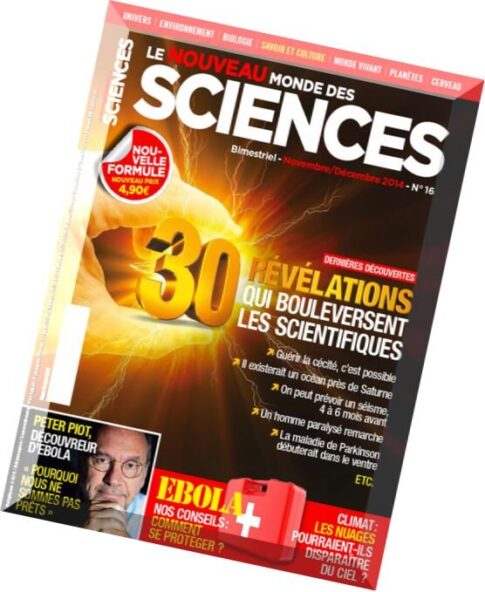 Le Nouveau Monde des Sciences N 16 – Novembre-Decembre 2014