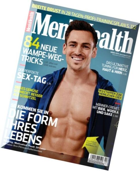 Men’s Health Germany — Marz 2015
