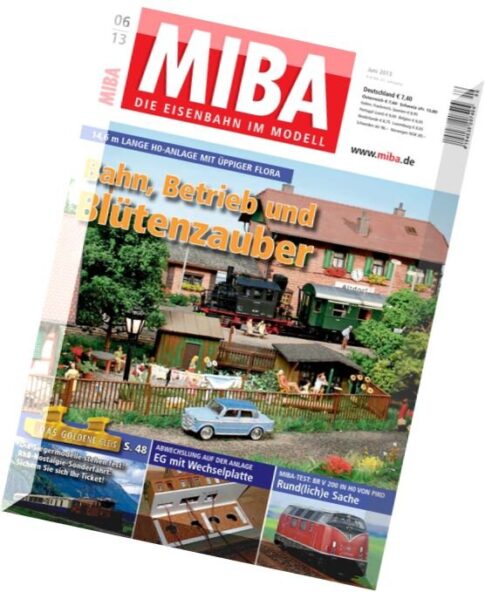 MIBA (Die Eisenbahn im Modell) Magazin N 06, 2013