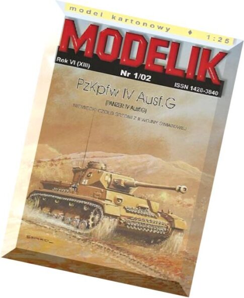 Modelik (2002.01) — Pzkpfw IV Ausf.G (Panzer IV Ausf.G)