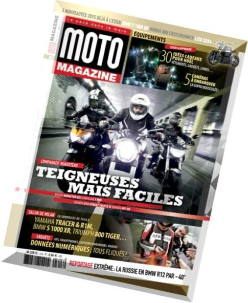 Moto Magazine N 313 – Decembre 2014 – Janvier 2015