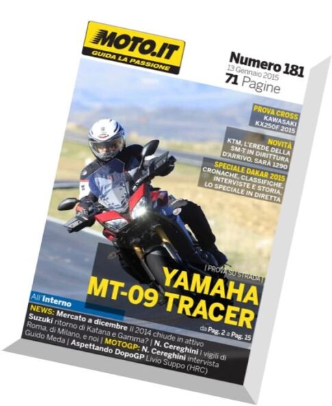 Moto.it Magazine n. 180, 13 Gennaio 2015
