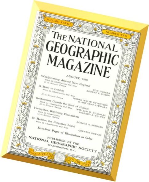 National Geographic Magazine 1950-08, August