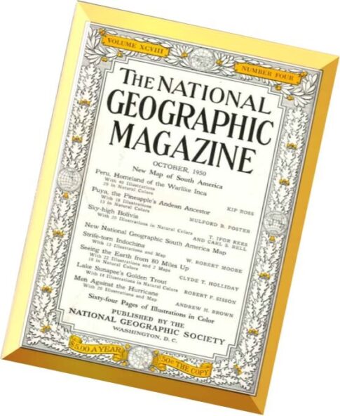 National Geographic Magazine 1950-10, October