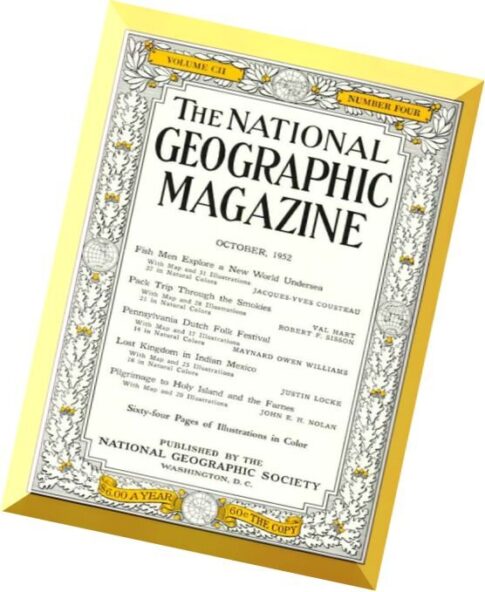 National Geographic Magazine 1952-10, October