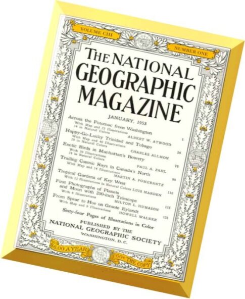 National Geographic Magazine 1953-01, January
