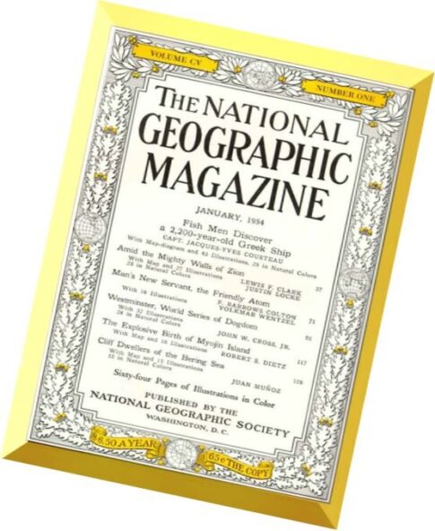National Geographic Magazine 1954-01, January