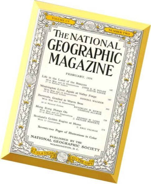 National Geographic Magazine 1954-02, February
