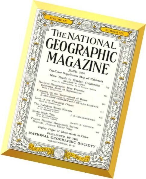 National Geographic Magazine 1954-06, June