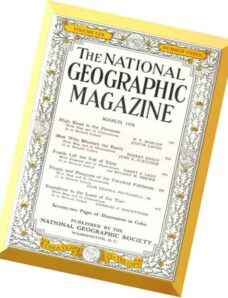 National Geographic Magazine 1956-03, March