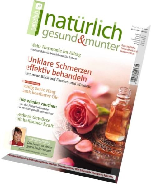 Natuerlich gesund und munter Magazin Dezember-Januar N 06, 2014