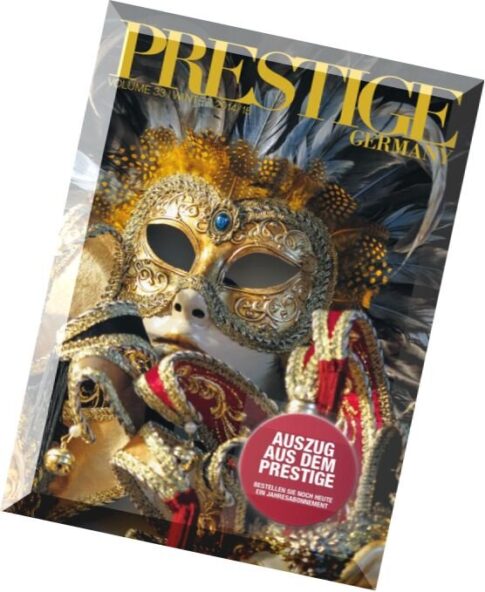 Prestige — Volume 33, Winter 2015