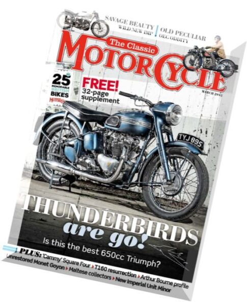 The Classic MotorCycle – March 2015