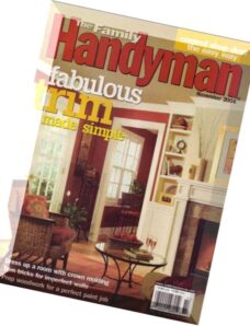 The Family Handyman — November 2004