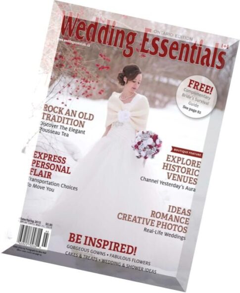 Wedding Essentials — Winter-Spring 2015