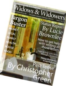Widows & Widowers – December 2014 – February 2015