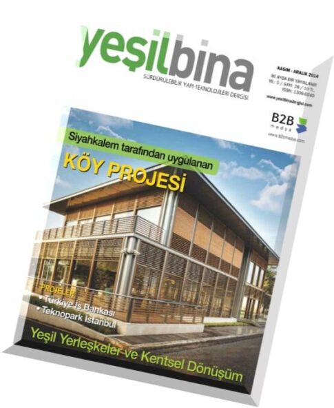 Yesil Bina Dergisi – November-December 2014