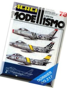 Aerei Modellismo — 1981-07-08 — Do-217, F-86, SM.84