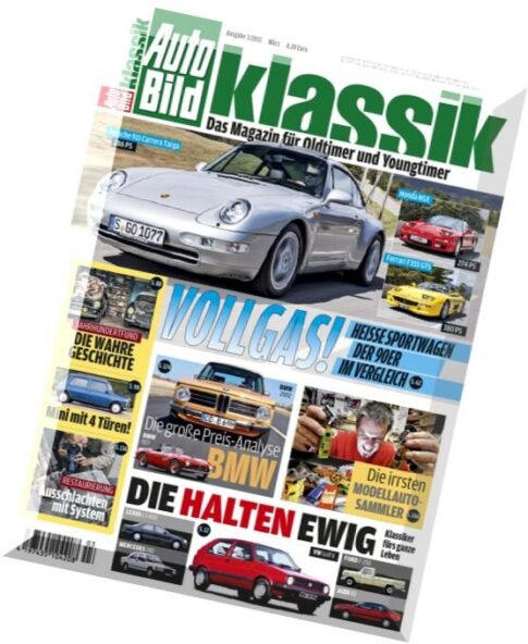 Auto Bild klassik – Magazin Marz 03, 2015