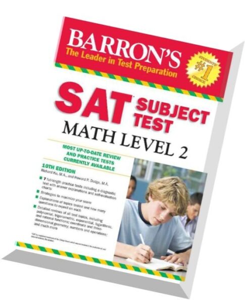 Barron’s SAT Subject Test Math Level 2, 10th edition – Ku, Richard