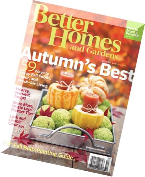 Better Homes & Gardens — October 2009