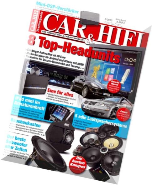 Car & Hifi — Testmagazin Februar-Marz 02, 2015