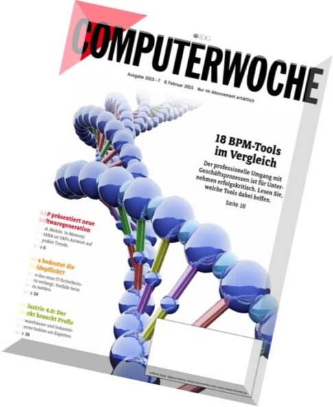 Computerwoche Magazin N 07, 09 Februar 2015
