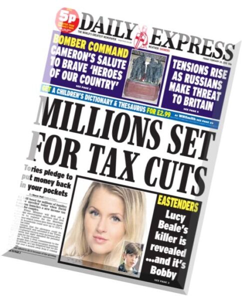 Daily Express — Friday, 20 February 2015