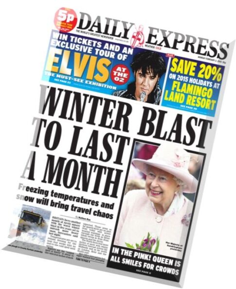 Daily Express – Monday, 2 February 2015