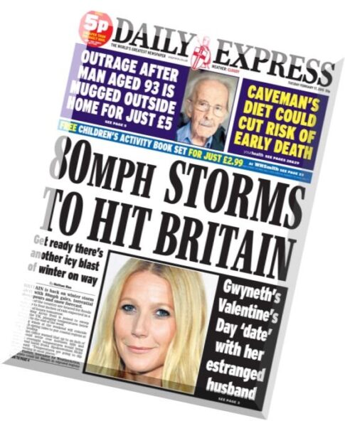 Daily Express — Tuesday, 17 February 2015