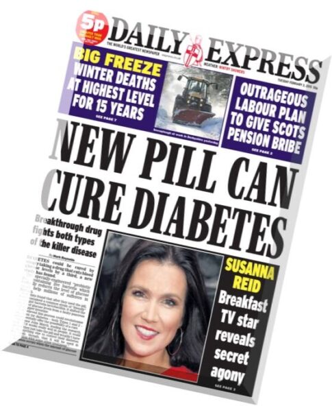 Daily Express – Tuesday, 3 February 2015