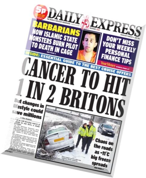 Daily Express – Wednesday, 4 February 2015