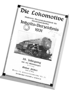 Die Lokomotive 28.Jaghrgang (1931)