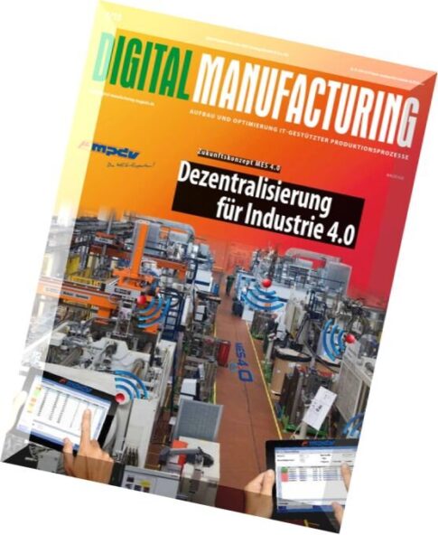 Digital Manufacturing N 1, 2015