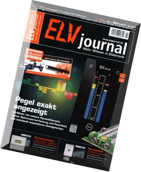 ELV Journal – Fachmagazin Elektronik Februar-Marz 01, 2015
