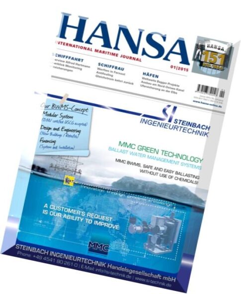Hansa International Maritime Journal – Januar 2015