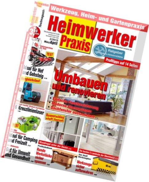Heimwerker Praxis — Testmagazin Marz-April 02, 2015