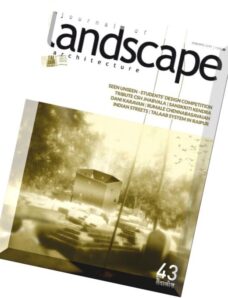 Journal of Landscape Architecture Issue N 43, 2015