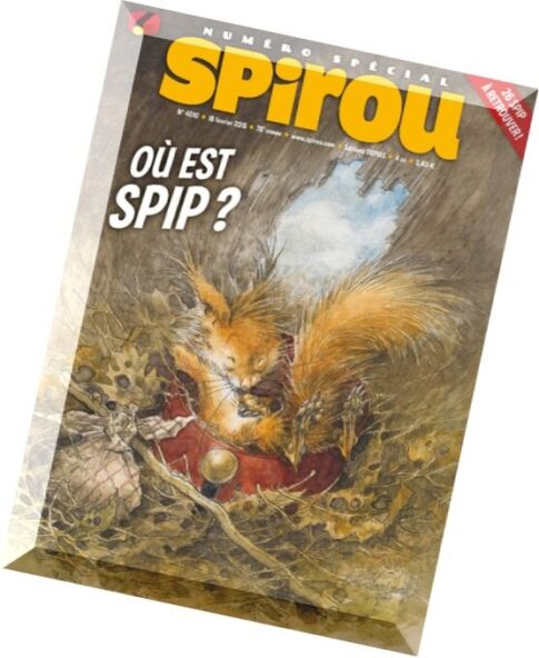 Le Journal de Spirou N 4010 – 18 Fevrier au 3 Mars 2015