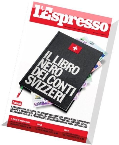 L’Espresso N 7, 19 Febbraio 2015