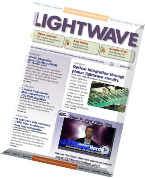 Lightwave – March 2010
