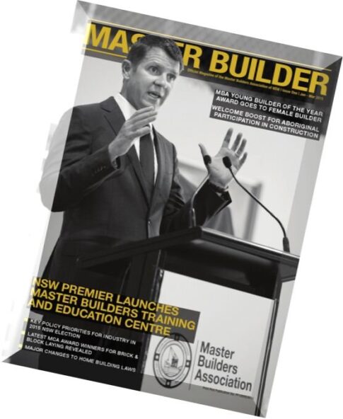 Master Builders Association Of Nsw – January-March 2015