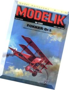 Modelik (2005.05) — Fokker Dr.I
