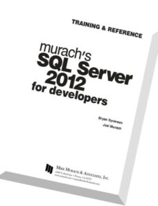 Murach’s SQL Server 2012 for Developers