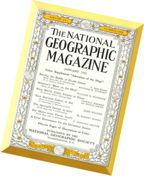 National Geographic Magazine 1952-01, January