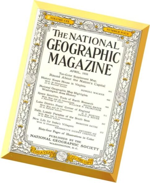 National Geographic Magazine 1956-04, April