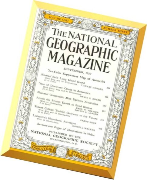 National Geographic Magazine 1957-09, September